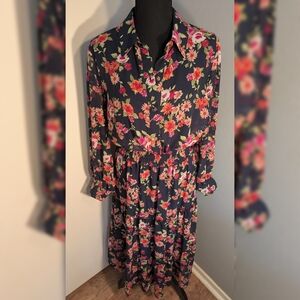 Floral Print Women's Dress